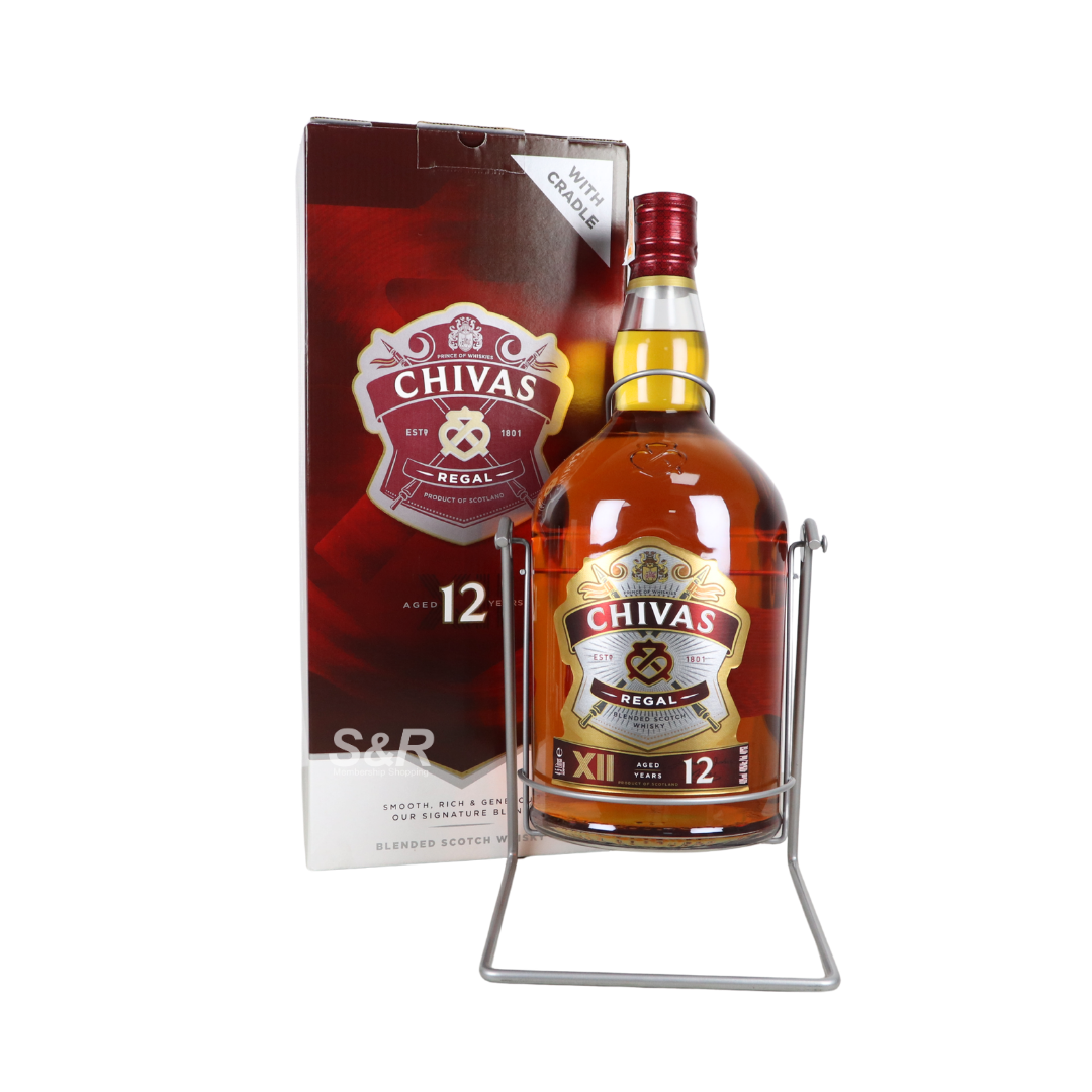 Chivas Regal 12YO Scotch Whisky 4.5L with Cradle